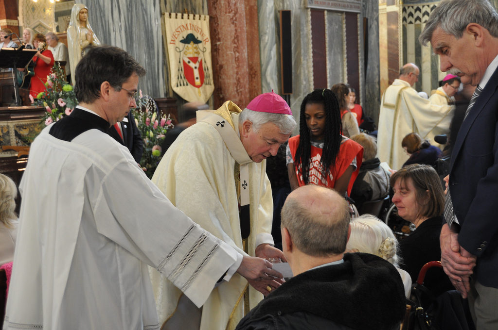 Cardinal Vincent Nichols at Westminster Cathedral