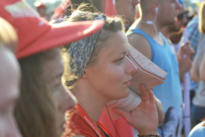 A young woman at World Youth Day (Photo: WYM)