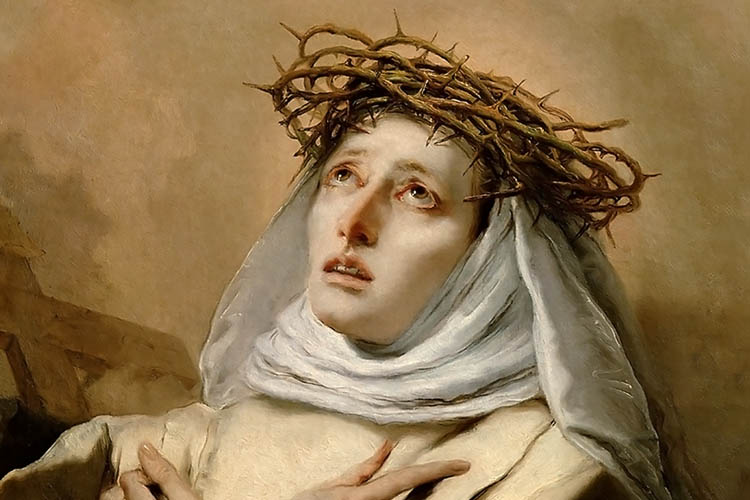 How old was st catherine of siena when she died St Catherine Of Siena Dominican Friars