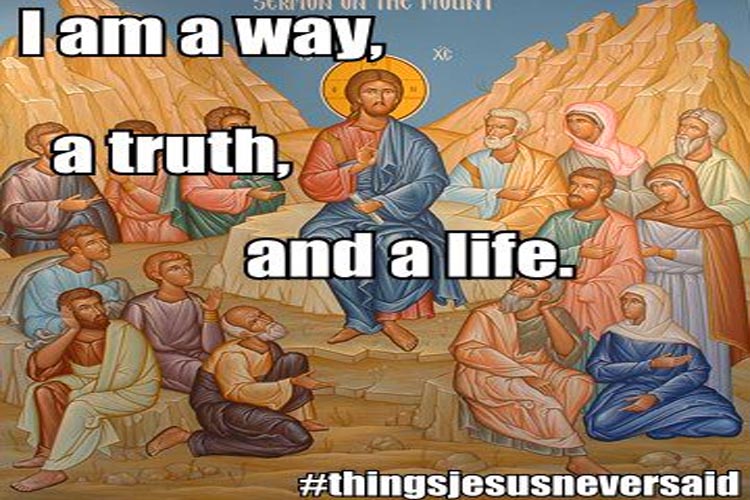 Things Jesus never said 12