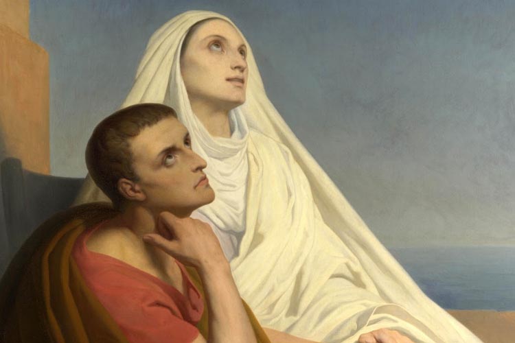 Saint Augustine and his mother, Saint Monica