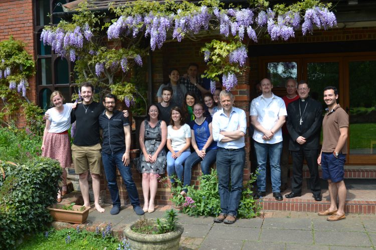 Volunteer Missionaries and Core Team and the SPEC Retreat Centre in London (Photo: WYM)
