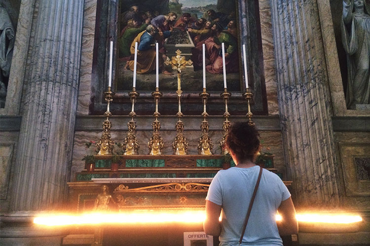 In Saint Peter's Basilica (Photo: Alex Pooler)