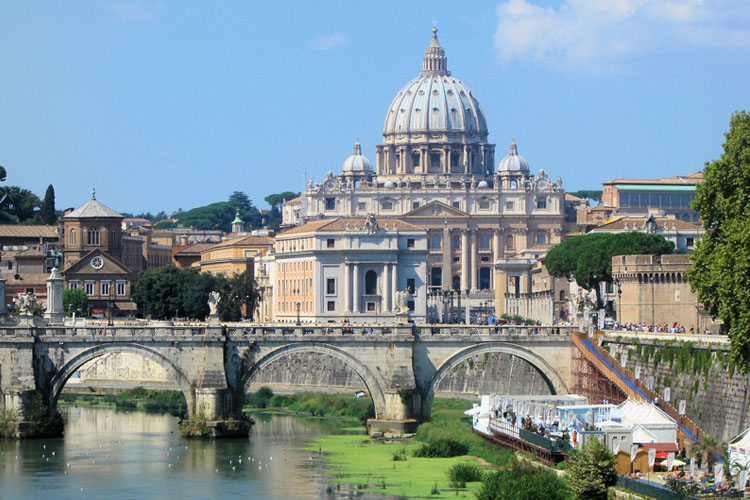 The Vatican City in summer